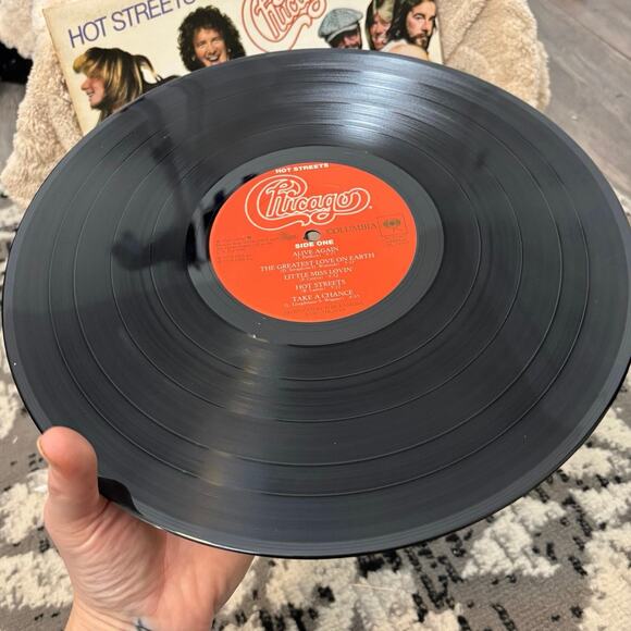 Chicago Hot Streets Vinyl 1978 LP Preowned Record - Picture 4 of 5